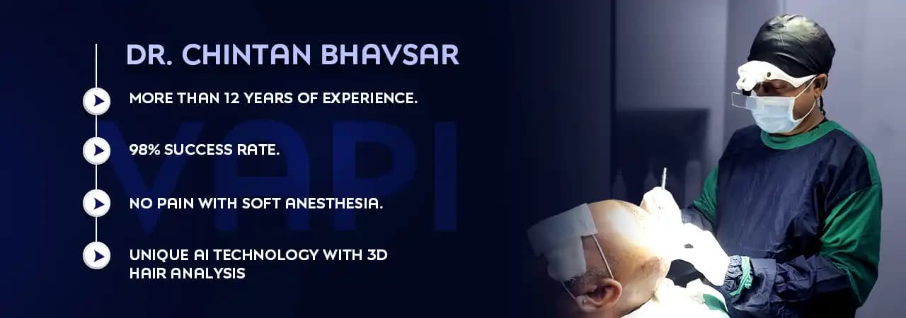 Chintan Bhavsar - Hair Transplant Surgeon at HairFree & HairGrow Clinic